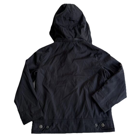 Polo Ralph Lauren Boys Built-In Hood Black Fall Jacket Lightweight Zip Up Sz 6 - Picture 4 of 8